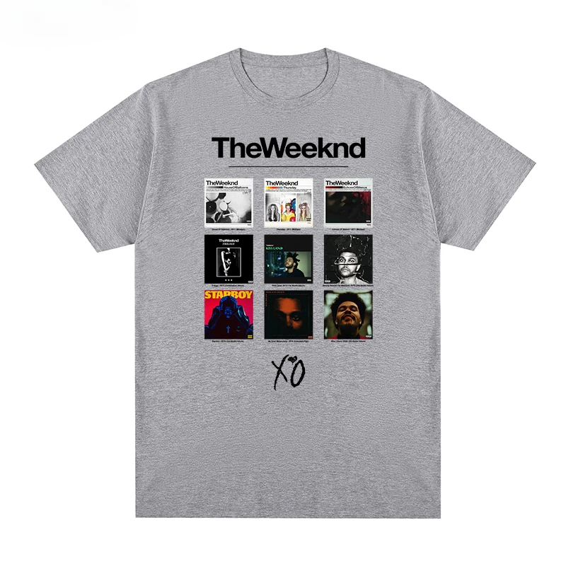 The Weeknd Hip-hop Rap Rap Album XO Poster Graffiti Hip Hop Short Sleeve T-shirts Men's and Women's Street Trend T-shirts
The Weeknd Hip-hop Rap Rap Album XO Poster Graffiti Hip Hop Short Sleeve T-shirts Men's and Women's Street Trend T-shirts