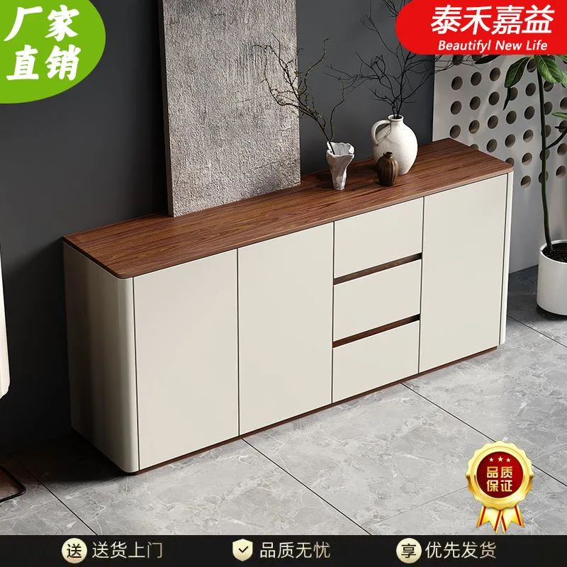 Light luxury high-value dining side cabinet, simple modern wine cabinet integrated against the wall, living room entrance tea ca
Light luxury high-value dining side cabinet, simple modern wine cabinet integrated against the wall, living room entrance tea ca