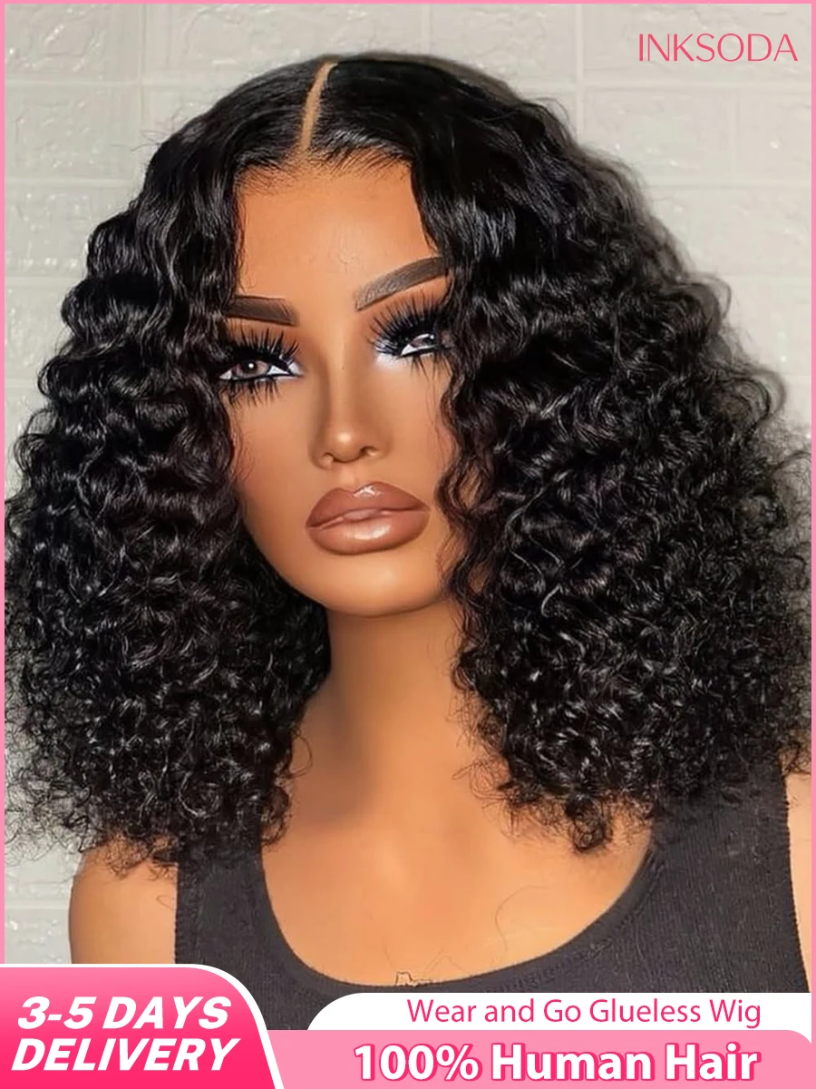 5x5 Put On And Go Glueless Bob Wigs Human Hair Curly For Women Pre Plucked Pre Cut Lace Ready To Wear Deep Wave Lace Front Wig
5x5 Put On And Go Glueless Bob Wigs Human Hair Curly For Women Pre Plucked Pre Cut Lace Ready To Wear Deep Wave Lace Front Wig