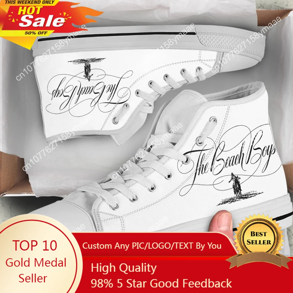 Hot Cool Summer The Beach Boys Lightweight Canvas Shoes Men Women Casual Breathable Fashion Sneakers High Top Latest Board Shoes
Hot Cool Summer The Beach Boys Lightweight Canvas Shoes Men Women Casual Breathable Fashion Sneakers High Top Latest Board Shoes