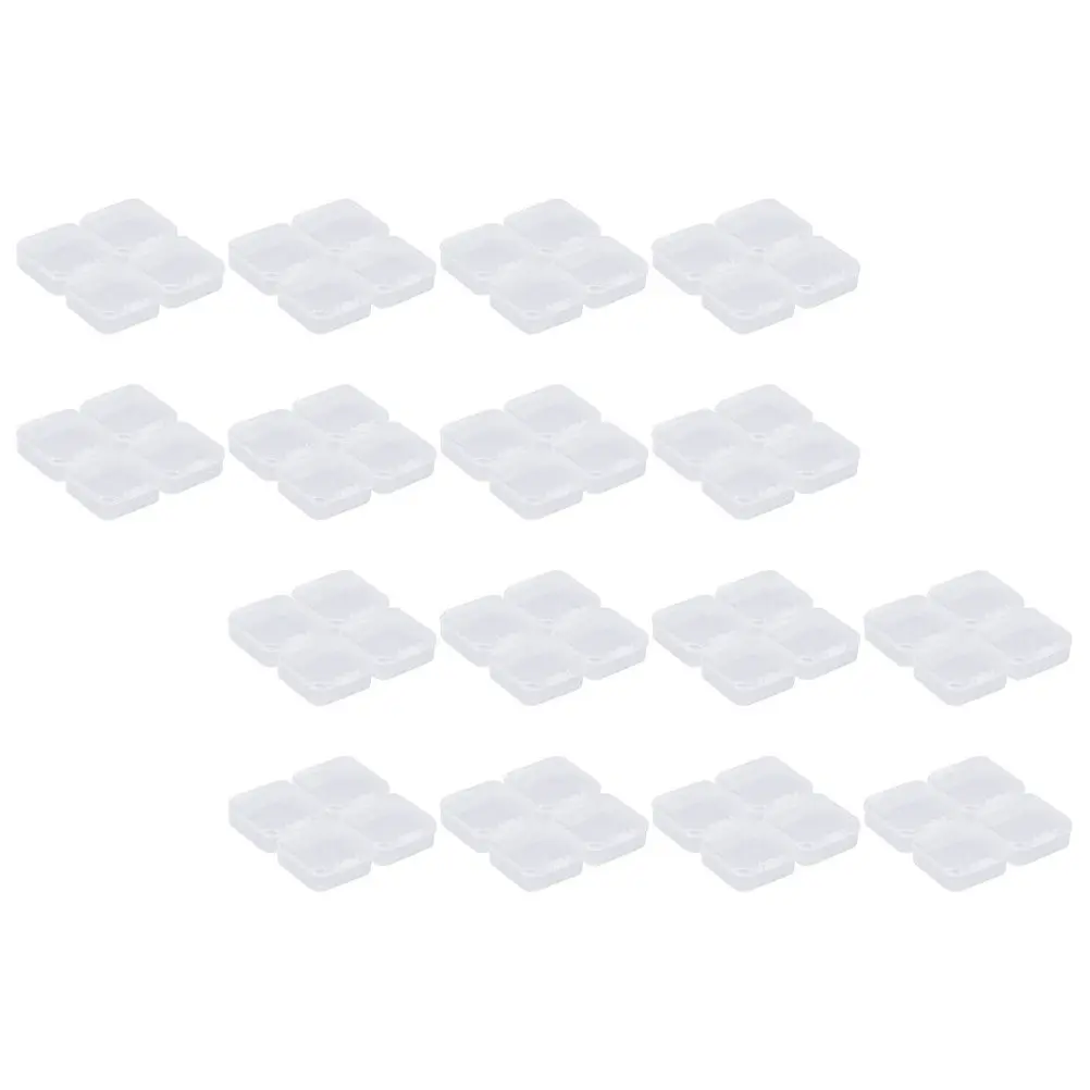 16Pcs High Grade Plastic Clear Storage Boxes Jewelry Organizer for Earrings Necklaces Beads Sundries Craft Buttons Portable
16Pcs High Grade Plastic Clear Storage Boxes Jewelry Organizer for Earrings Necklaces Beads Sundries Craft Buttons Portable