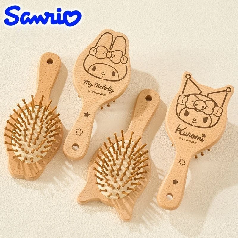 Sanrio New Kuromi My Melody Cinnamoroll Kawaii Anime Cartoon Comb Air Cushion Comb Wooden Exhaust Hole Cute Temperament Fluffy
Sanrio New Kuromi My Melody Cinnamoroll Kawaii Anime Cartoon Comb Air Cushion Comb Wooden Exhaust Hole Cute Temperament Fluffy