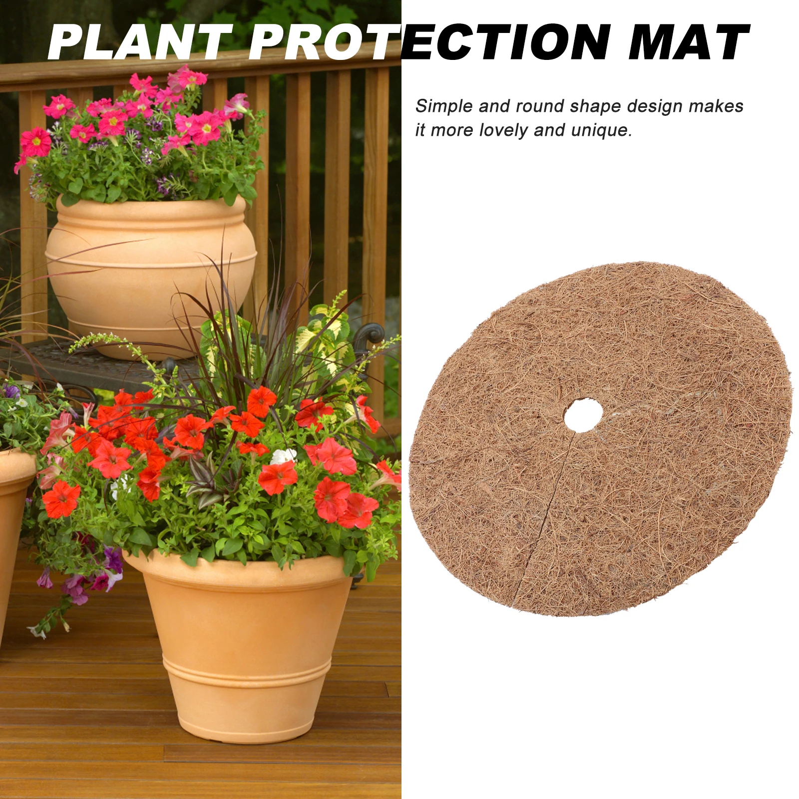 4 Pcs Coconut Palm Straw Mat Mulch Plant Flower Pot Mats Shell Flowerpot Fiber Cushions
4 Pcs Coconut Palm Straw Mat Mulch Plant Flower Pot Mats Shell Flowerpot Fiber Cushions