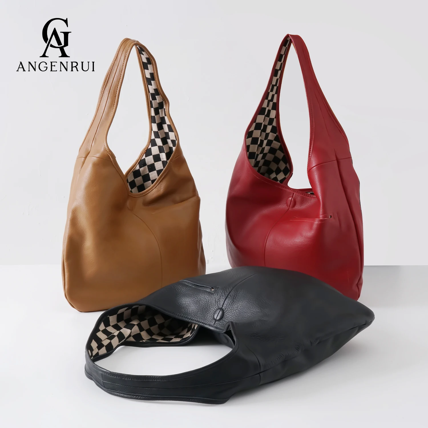 ANGENGRUI New Genuine Leather Women Bag Fashion And Leisure Large Tote Bag High-quality Soft Cowhide SingleShoulde Composite Bag
ANGENGRUI New Genuine Leather Women Bag Fashion And Leisure Large Tote Bag High-quality Soft Cowhide SingleShoulde Composite Bag