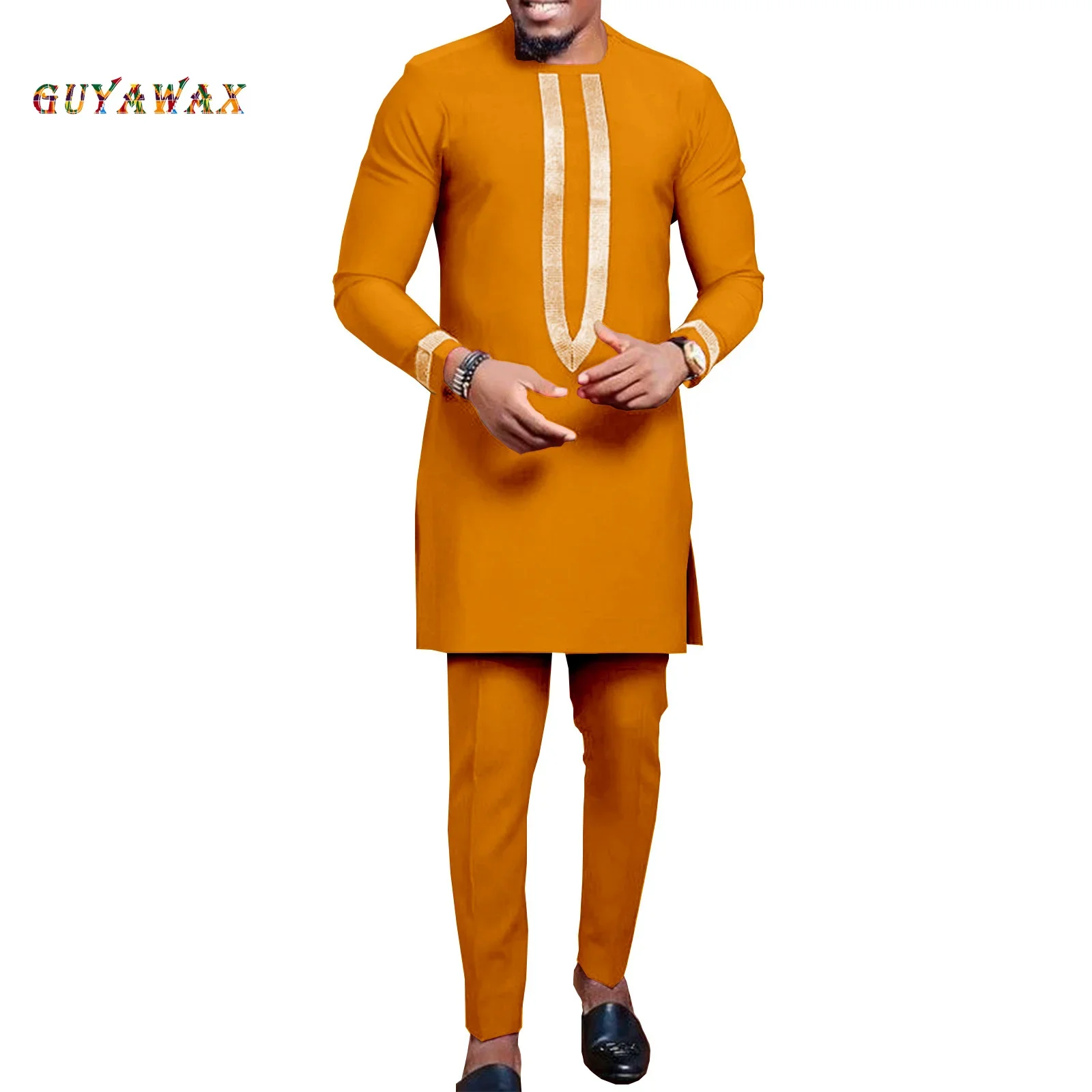 Formal Wear African Suit Vintage Fashion African Clothing for Men Plus Size Full Sleeve Jacket and Ankara Pants 2 Pieces Outfits
Formal Wear African Suit Vintage Fashion African Clothing for Men Plus Size Full Sleeve Jacket and Ankara Pants 2 Pieces Outfits