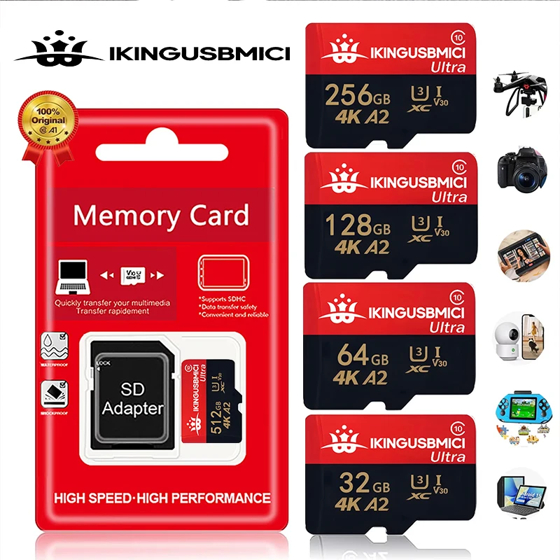 Universal Memory Card 16GB/32GB/64GB/256GB and Micro SD Card SD Cards TF Cards Turbo Speed for PC Laptop Mac Magnet Proof
Universal Memory Card 16GB/32GB/64GB/256GB and Micro SD Card SD Cards TF Cards Turbo Speed for PC Laptop Mac Magnet Proof