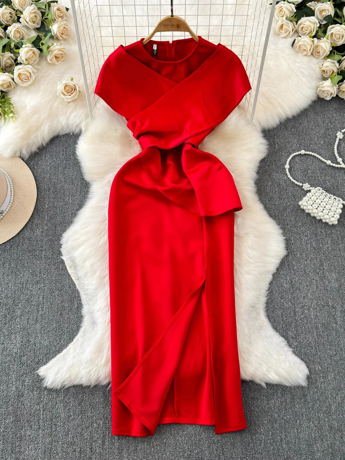 Spring Summer Women Party Midi Dress Elegant Short Sleeve Hollow Out High Waist Ruffle Vestidos Female Vintage Robe New Fashion
Spring Summer Women Party Midi Dress Elegant Short Sleeve Hollow Out High Waist Ruffle Vestidos Female Vintage Robe New Fashion