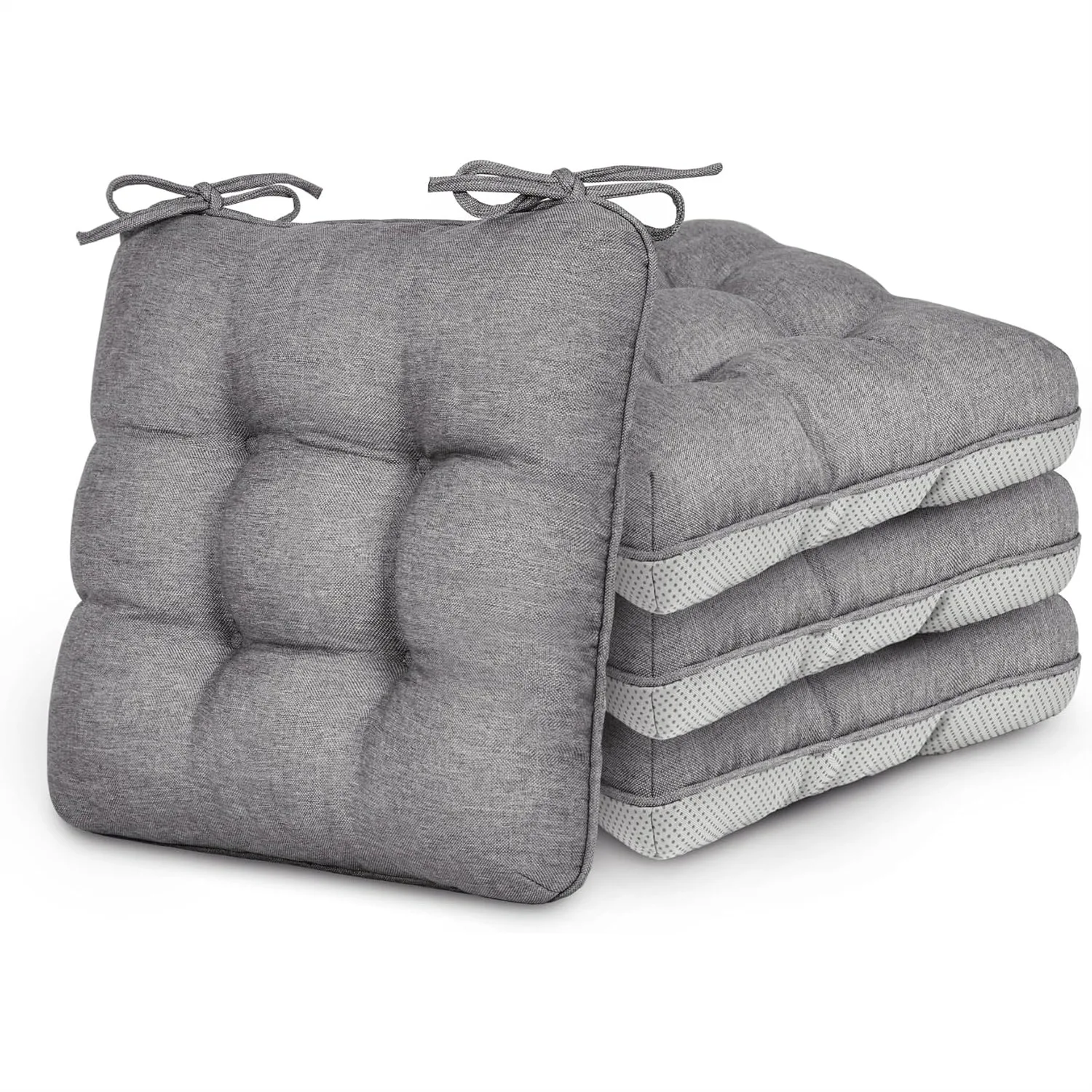 Memory Foam Chair Cushions Set Of 4 15.5x15.5x3.5 Inches Seat Pads For Dining Kitchen Office Patio Chairs Grey
Memory Foam Chair Cushions Set Of 4 15.5x15.5x3.5 Inches Seat Pads For Dining Kitchen Office Patio Chairs Grey