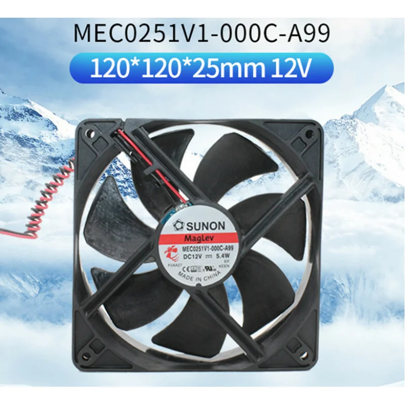 S+ SUNON MEC0251V1-000C-A99 12V 5.4W 12025 cabinet cooling fan
S+ SUNON MEC0251V1-000C-A99 12V 5.4W 12025 cabinet cooling fan