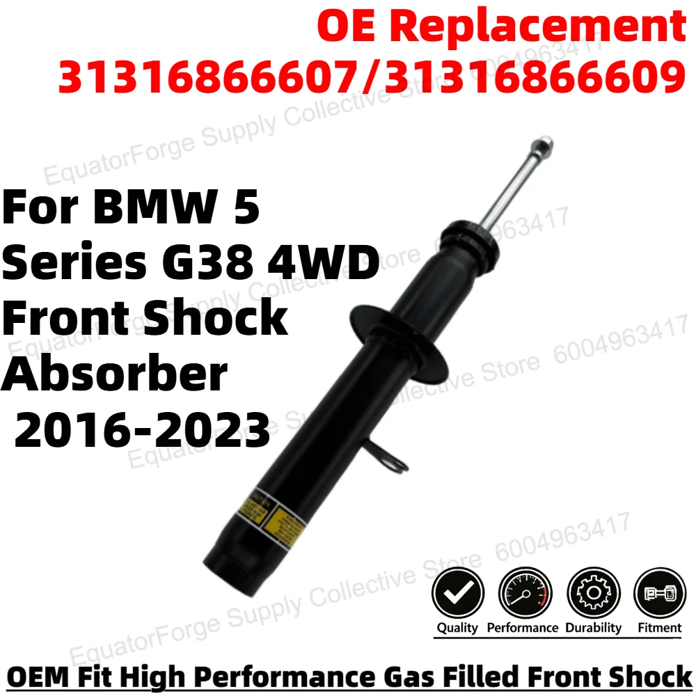 High Performance Front Shock Absorber for BMW 5 Series G38 4WD Smooth Ride OE Replacement 31316866607/31316866609
High Performance Front Shock Absorber for BMW 5 Series G38 4WD Smooth Ride OE Replacement 31316866607/31316866609