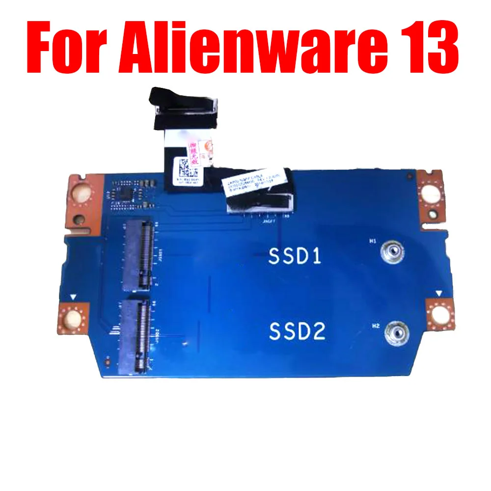 Laptop SSD1 SSD2 Conntector Board With Cable For Alienware 13 LS-A304P 0F7PCY 0F7PCY