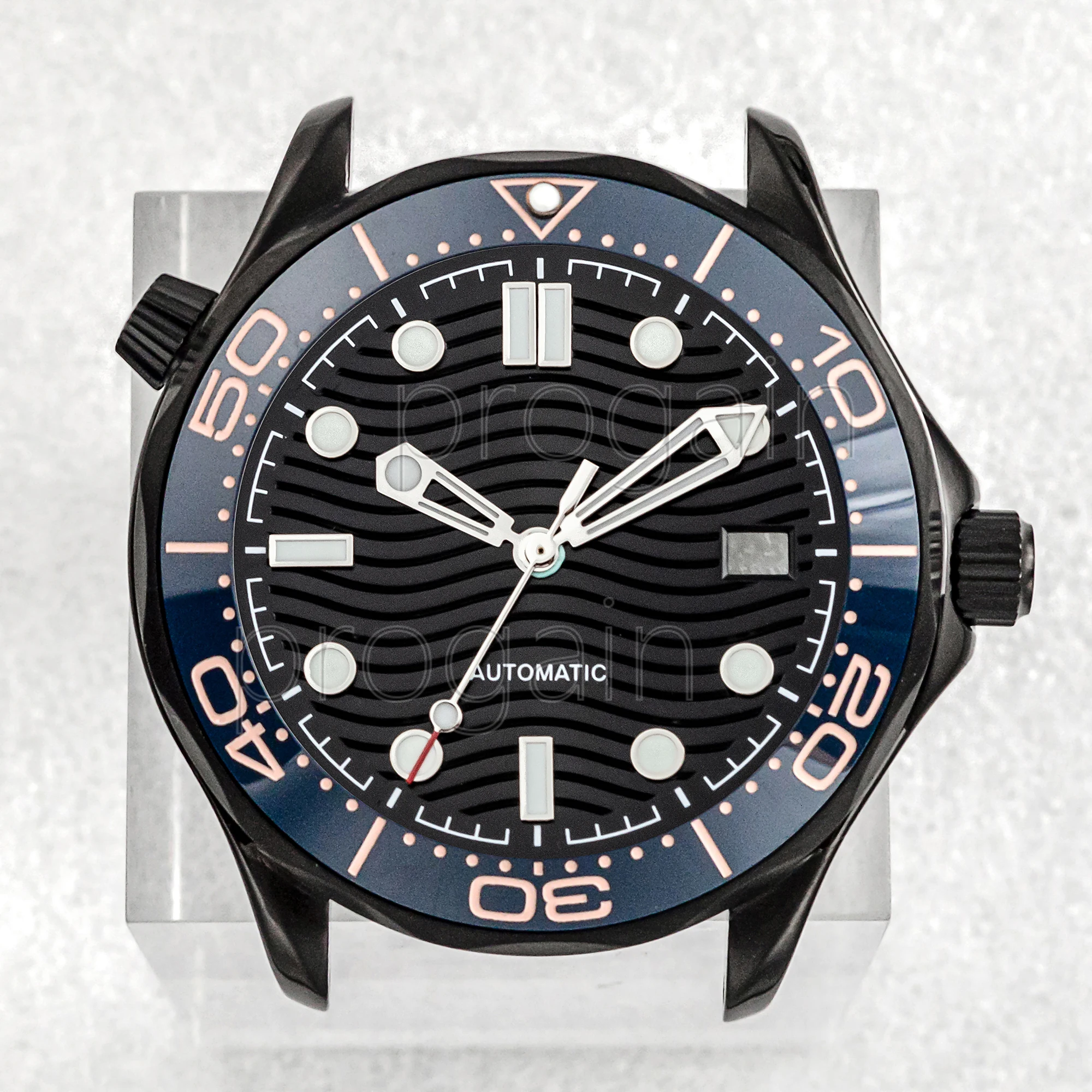 For Seamaster 300 Case Stainless Waterproof Black Watch Mod Parts 31MM Dial Pointers for NH35 Mechanical Movement Replacements
For Seamaster 300 Case Stainless Waterproof Black Watch Mod Parts 31MM Dial Pointers for NH35 Mechanical Movement Replacements