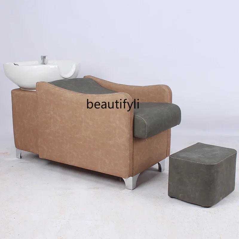 xxxBarber Shop Salon Bed Hair-Washing Chair Flush Ceramic Basin Hair Salon for Hair Salon Bed
xxxBarber Shop Salon Bed Hair-Washing Chair Flush Ceramic Basin Hair Salon for Hair Salon Bed