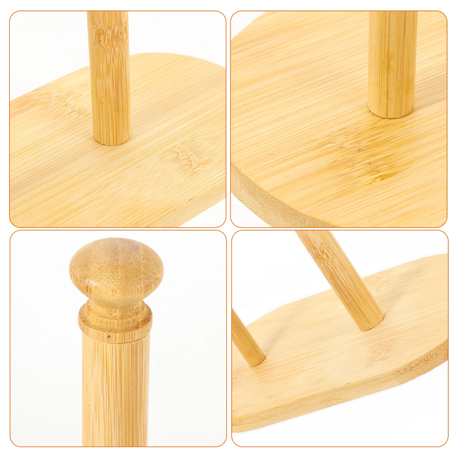 Roll Paper Rack Bamboo Kitchen Paper Towel Holder Vertical Stand Countertop Food Wraps Storage Organizer
Roll Paper Rack Bamboo Kitchen Paper Towel Holder Vertical Stand Countertop Food Wraps Storage Organizer