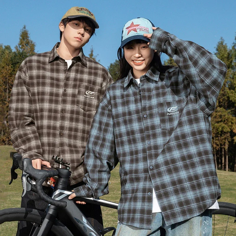 TFETTERS Brand Spring Summer New Male Shirts 2025 Black White Plaid Long Sleeve Casual Shirts for Mens Vintage Embroidery Coat
TFETTERS Brand Spring Summer New Male Shirts 2025 Black White Plaid Long Sleeve Casual Shirts for Mens Vintage Embroidery Coat