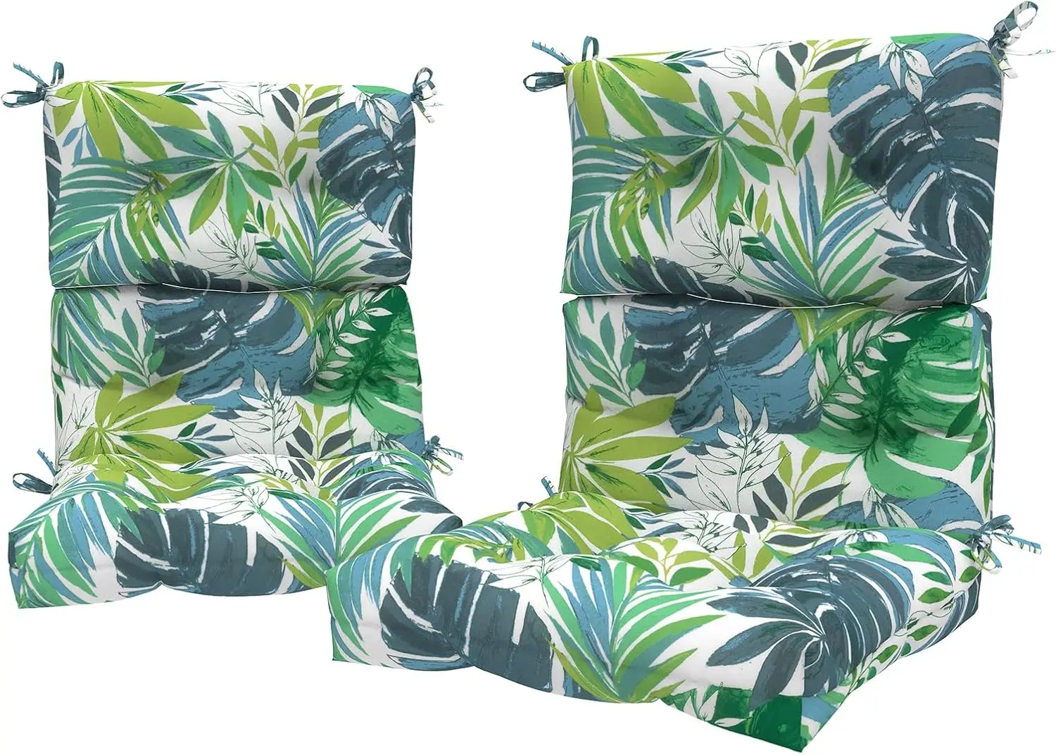 Outdoor Seat/Back Chair Cushion Patio Tufted High Back Cushion, Seasonal Replacement Rocking Chair Cushion with Ties
Outdoor Seat/Back Chair Cushion Patio Tufted High Back Cushion, Seasonal Replacement Rocking Chair Cushion with Ties