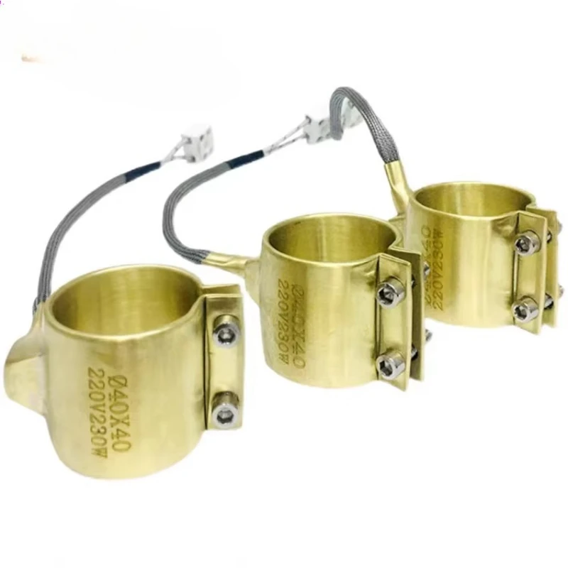 220V 300w 40 * 40 Industrial Electric Nozzle Brass Injection Molded Heater Belt 
220V 300w 40 * 40 Industrial Electric Nozzle Brass Injection Molded Heater Belt