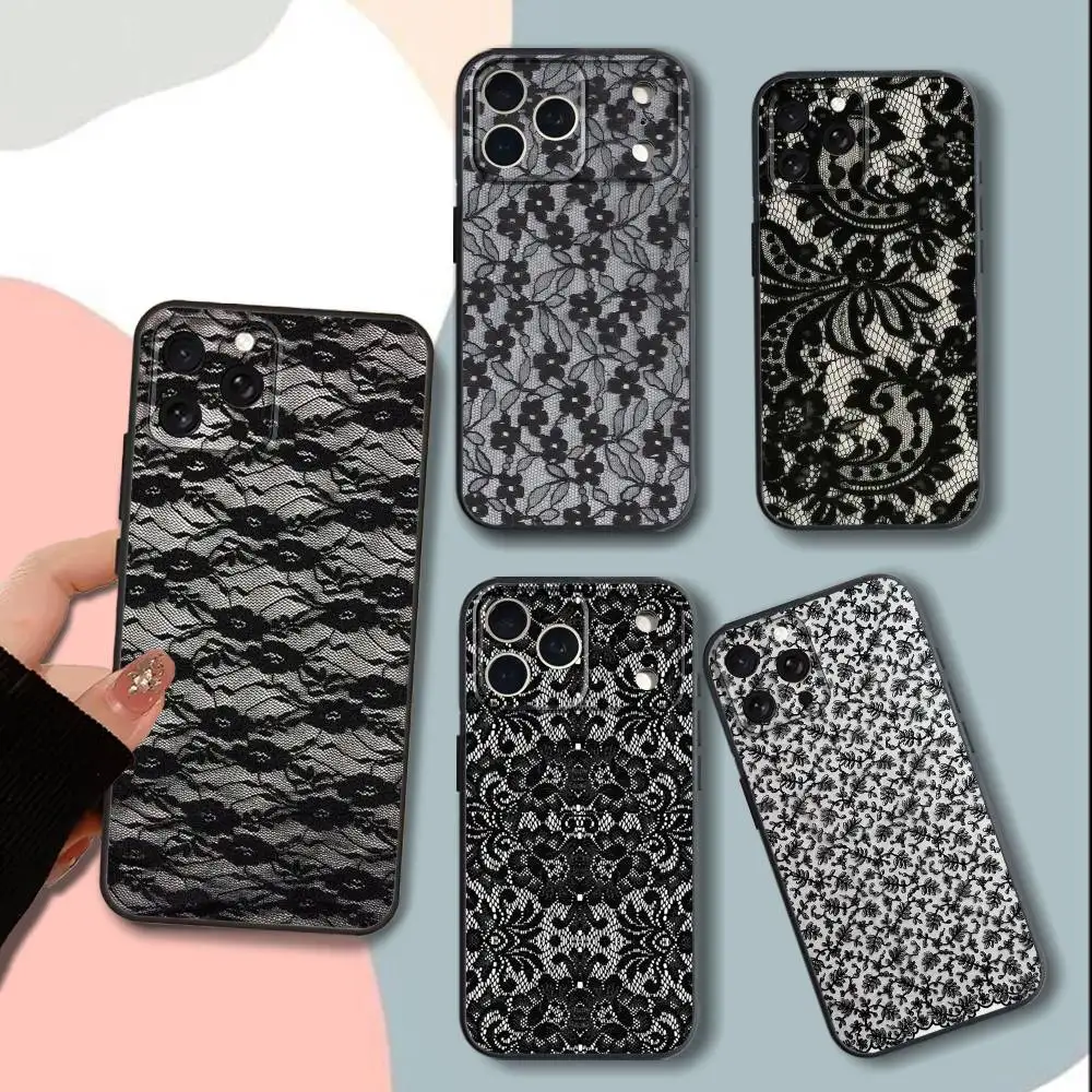 Black white L-lace P-print Phone Case For iPhone 15,13,16,12,11,17,14,Plus,Pro,Max,XS,XR,X,SE,Mini,Soft Silicone Black Cover
Black white L-lace P-print Phone Case For iPhone 15,13,16,12,11,17,14,Plus,Pro,Max,XS,XR,X,SE,Mini,Soft Silicone Black Cover