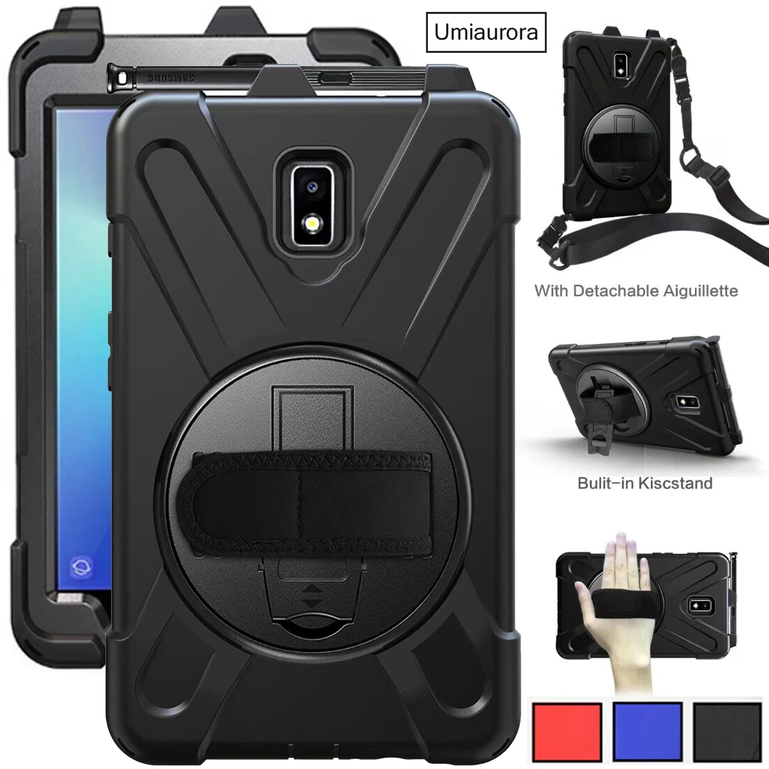 Для Samsung Tab Active2 8,0 дюймов SM-T390 SM-T395 Сверхмощный прочный чехол для планшета с подставкой, плечевой ремень, противоударный ПК Funda
Для Samsung Tab Active2 8,0 дюймов SM-T390 SM-T395 Сверхмощный прочный чехол для планшета с подставкой, плечевой ремень, противоударный ПК Funda