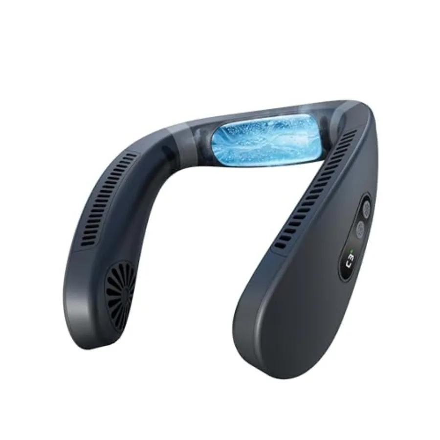 CoolMaster Ultra Neck Fan, Neck Air Conditioner, 2-in-1 Cooling Neck Fan Portable Rechargeable, Wearable Personal Fan, 5500mAh
CoolMaster Ultra Neck Fan, Neck Air Conditioner, 2-in-1 Cooling Neck Fan Portable Rechargeable, Wearable Personal Fan, 5500mAh