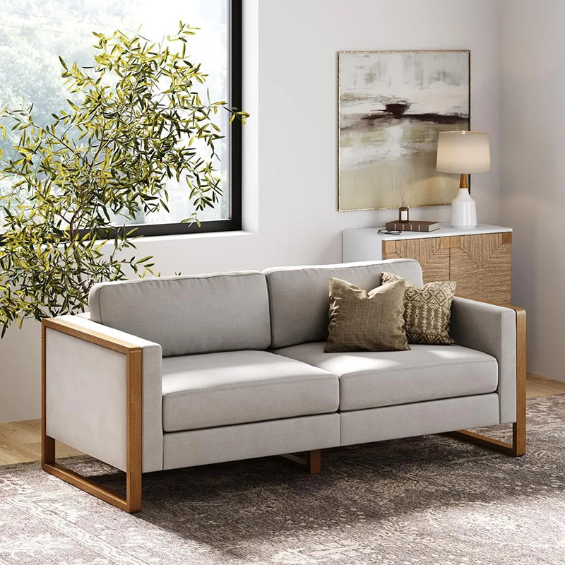 Patio Furniture Set Nordic Lazy Sofa Upholstered,modern Couch Loft Bed Office Lounge Chair Sand/Light Brown Wood - 2 Seat Sofa
Patio Furniture Set Nordic Lazy Sofa Upholstered,modern Couch Loft Bed Office Lounge Chair Sand/Light Brown Wood - 2 Seat Sofa