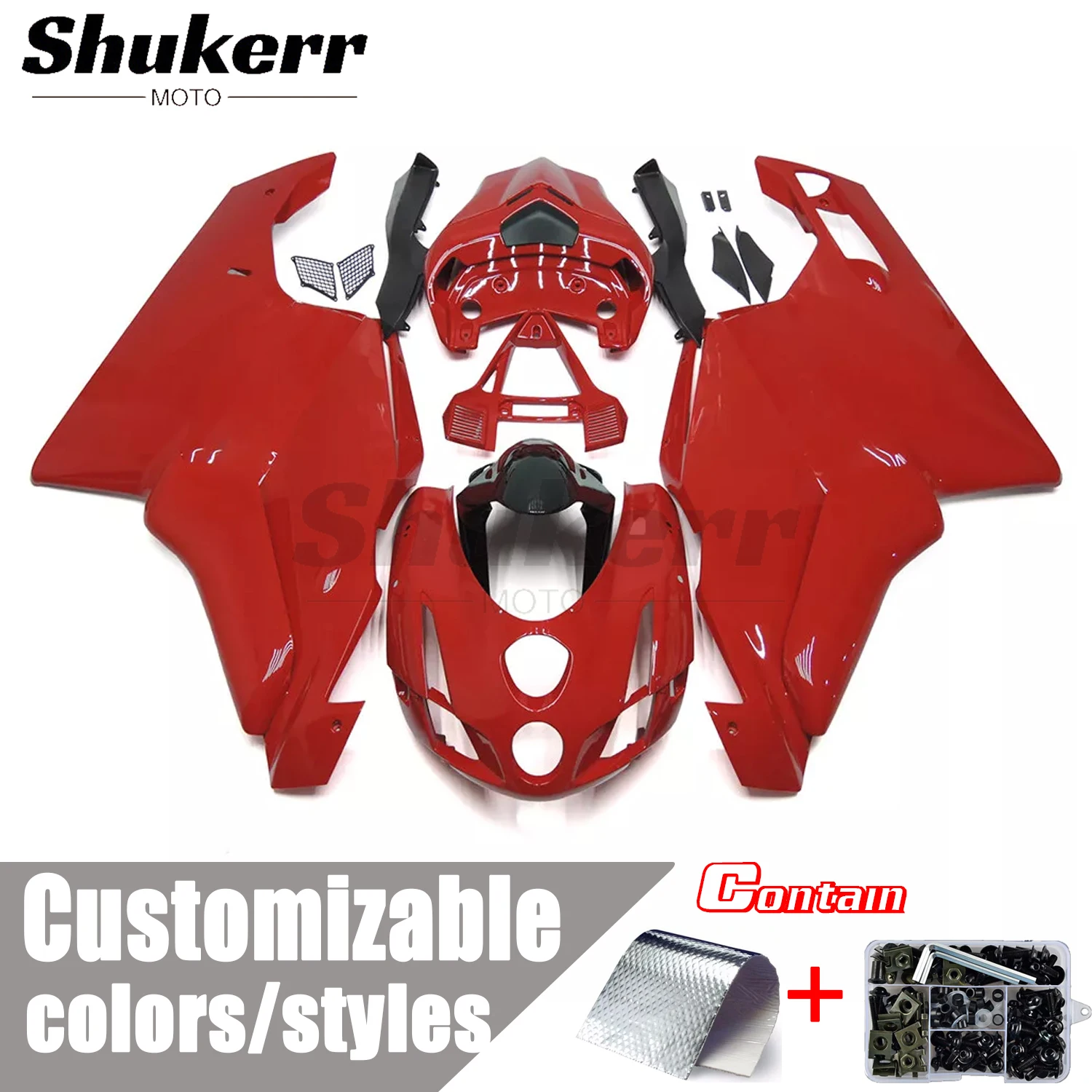 New Abs Motorcycle Plastics Fairing Kit Injection Mold Bodywork Panel Kit Fit for Ducati 749 999 R S 2003 - 2004
New Abs Motorcycle Plastics Fairing Kit Injection Mold Bodywork Panel Kit Fit for Ducati 749 999 R S 2003 - 2004