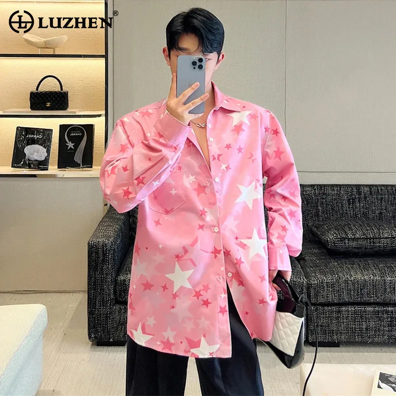 LUZHEN корейские рубашки с принтом модные мужские свободные универсальные модные топы унисекс элегантная 2024 Мужская Корейская повседневная одежда LZ6213
LUZHEN корейские рубашки с принтом модные мужские свободные универсальные модные топы унисекс элегантная 2024 Мужская Корейская повседневная одежда LZ6213
