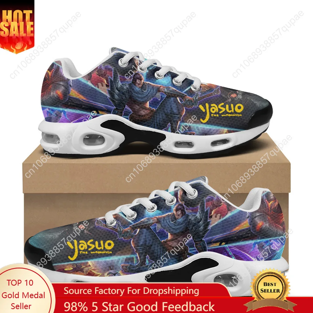 League of Legends Ya Suo Air Cushion Sneakers Men Women Anime Game Characters Teenager Lightweight Sports Custom Leisure Sneaker
League of Legends Ya Suo Air Cushion Sneakers Men Women Anime Game Characters Teenager Lightweight Sports Custom Leisure Sneaker
