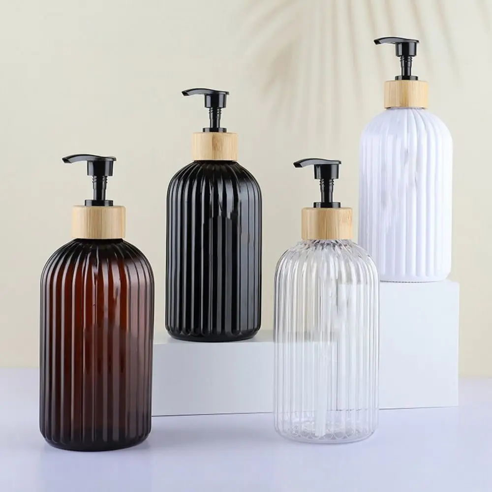 500ML Capacity Lotion Pump Bottle Press Type Refillable Soap Dispenser Empty Strip Pattern Refillable Press Bottle
500ML Capacity Lotion Pump Bottle Press Type Refillable Soap Dispenser Empty Strip Pattern Refillable Press Bottle