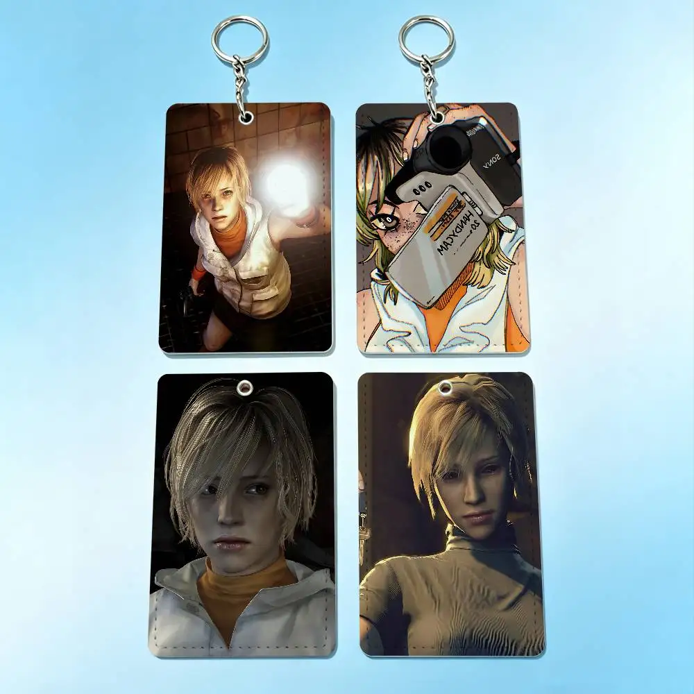 S-Silent Hill H-Heather Mason Card Case Leather Card Holder Keychain Key Ring Door Access Tags ID Card Case Keychain
S-Silent Hill H-Heather Mason Card Case Leather Card Holder Keychain Key Ring Door Access Tags ID Card Case Keychain