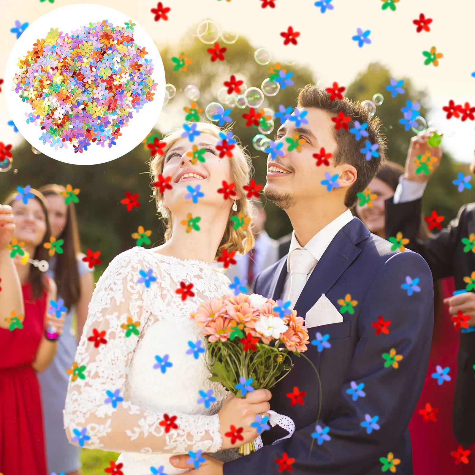 1 Bag Colorful Flower Confetti High-Grade Plastic Sparkly Sequins For Party Wedding Decoration Table Ornaments Celebrations
1 Bag Colorful Flower Confetti High-Grade Plastic Sparkly Sequins For Party Wedding Decoration Table Ornaments Celebrations
