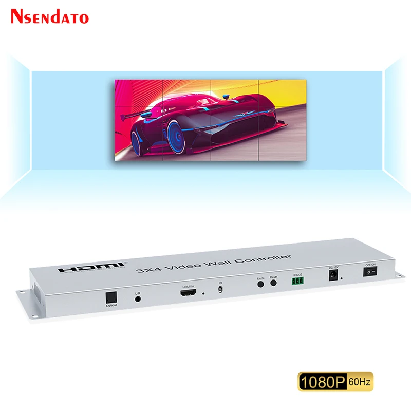 HDMI Video Wall Controler Display 3x4 2x2 2x3 3x2 4x2 4x3 5x1 6x1 6x2 12 Screen HDMI TV Video Wall Stitching Processor Splicer
HDMI Video Wall Controler Display 3x4 2x2 2x3 3x2 4x2 4x3 5x1 6x1 6x2 12 Screen HDMI TV Video Wall Stitching Processor Splicer