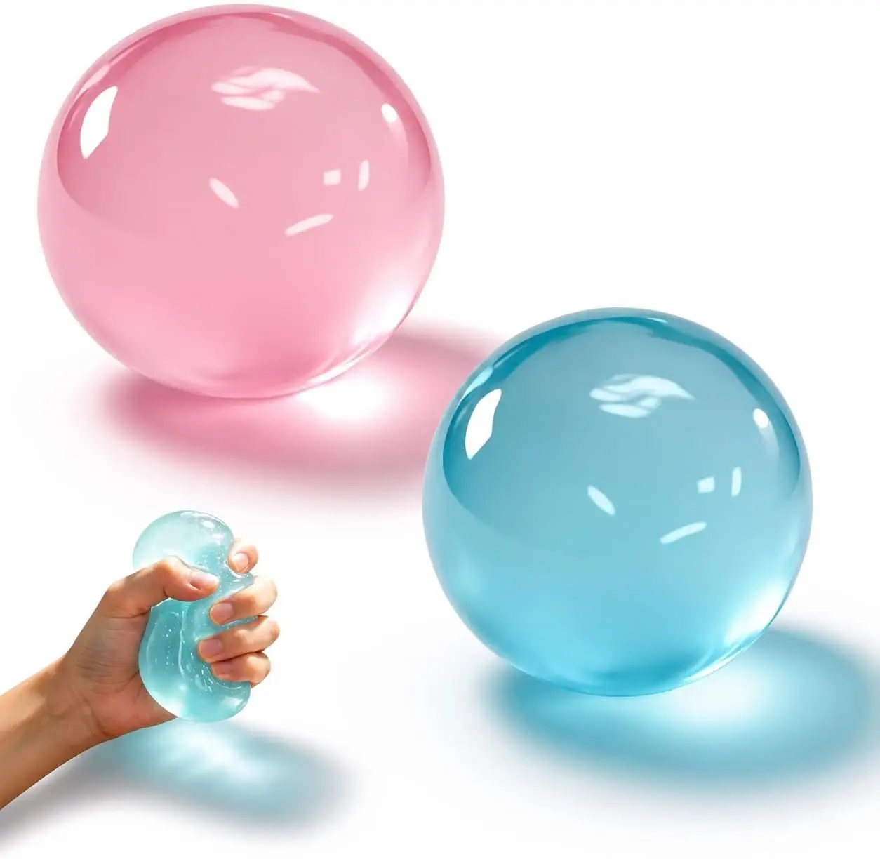 Coconut Oil Squishy, 2 Pack New Coconut Oil Stress Ball Sensory Squeeze Toy for Kids Teens & Adults, Soft Squishy Fidget Toy for Stress Relief, Anxiety Relief, Desk Toy Gift (Blue + Pink)
Coconut Oil Squishy, 2 Pack New Coconut Oil Stress Ball Sensory Squeeze Toy for Kids Teens & Adults, Soft Squishy Fidget Toy for Stress Relief, Anxiety Relief, Desk Toy Gift (Blue + Pink)