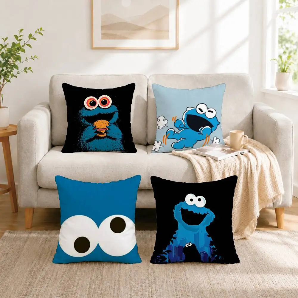 C-Cute Cartoon C-Cookie Monster Square Double-Sided printed Pillow Case Bedroom Bedside Pillow Sofa Cushion Cover Gift
C-Cute Cartoon C-Cookie Monster Square Double-Sided printed Pillow Case Bedroom Bedside Pillow Sofa Cushion Cover Gift