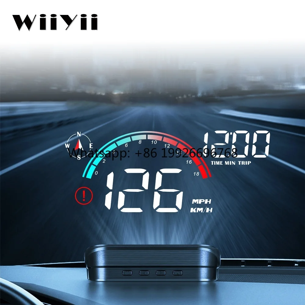 HUD M22 Windshield Head-Up Display GPS Meter Universal Car Windshield Plug and Play with Over-Speed Alarm 1-Year Warranty
HUD M22 Windshield Head-Up Display GPS Meter Universal Car Windshield Plug and Play with Over-Speed Alarm 1-Year Warranty