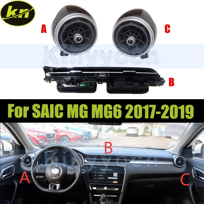 LHD Front Dash Board Air Conditioner Outlet A/C Air Vents For SAIC MG MG6 2017-2019
LHD Front Dash Board Air Conditioner Outlet A/C Air Vents For SAIC MG MG6 2017-2019