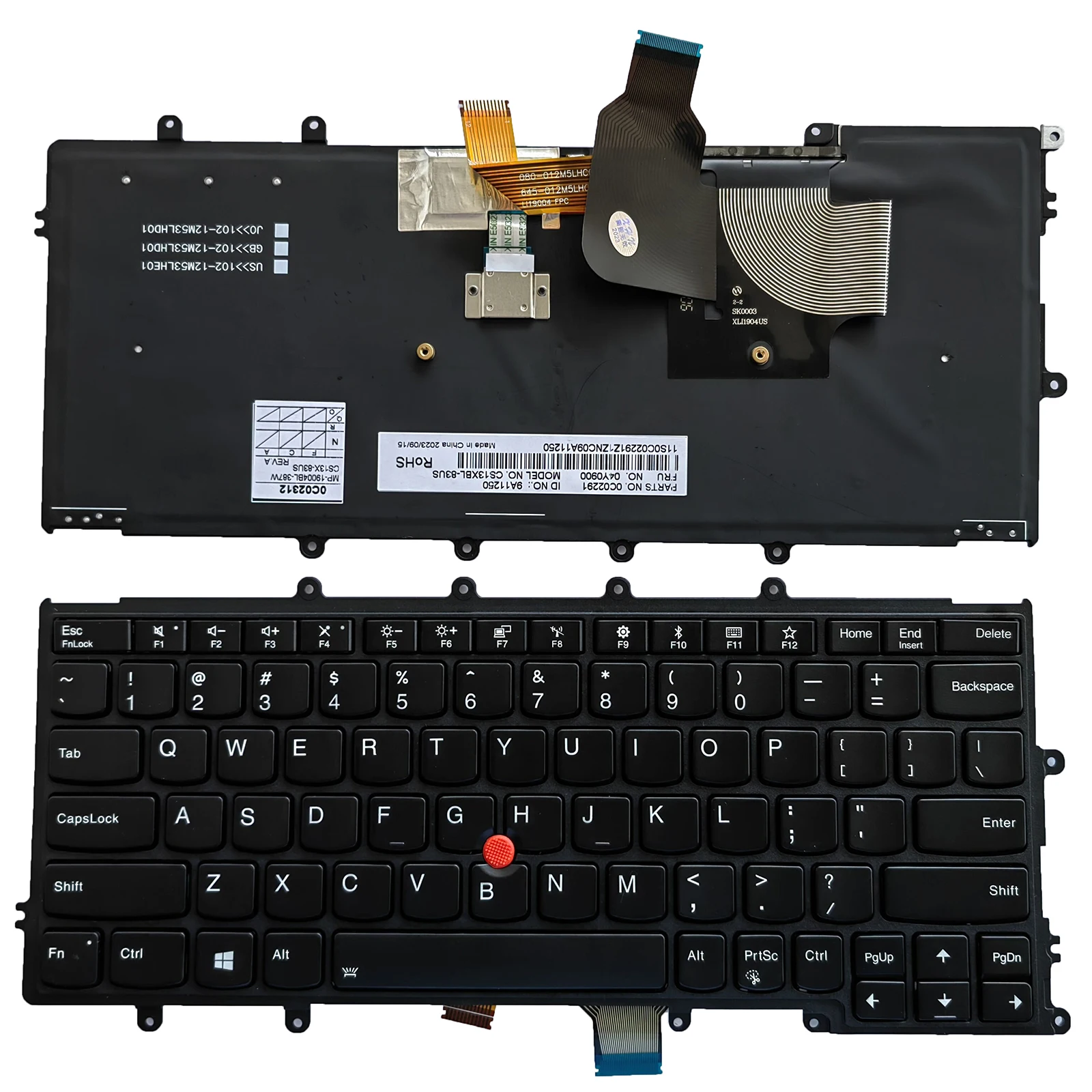 Laptop Replacement US Layout Keyboard for Lenovo ThinkPad X270(20K5 20K6 20HN 20HM) A275(20KC 20KD)
Laptop Replacement US Layout Keyboard for Lenovo ThinkPad X270(20K5 20K6 20HN 20HM) A275(20KC 20KD)