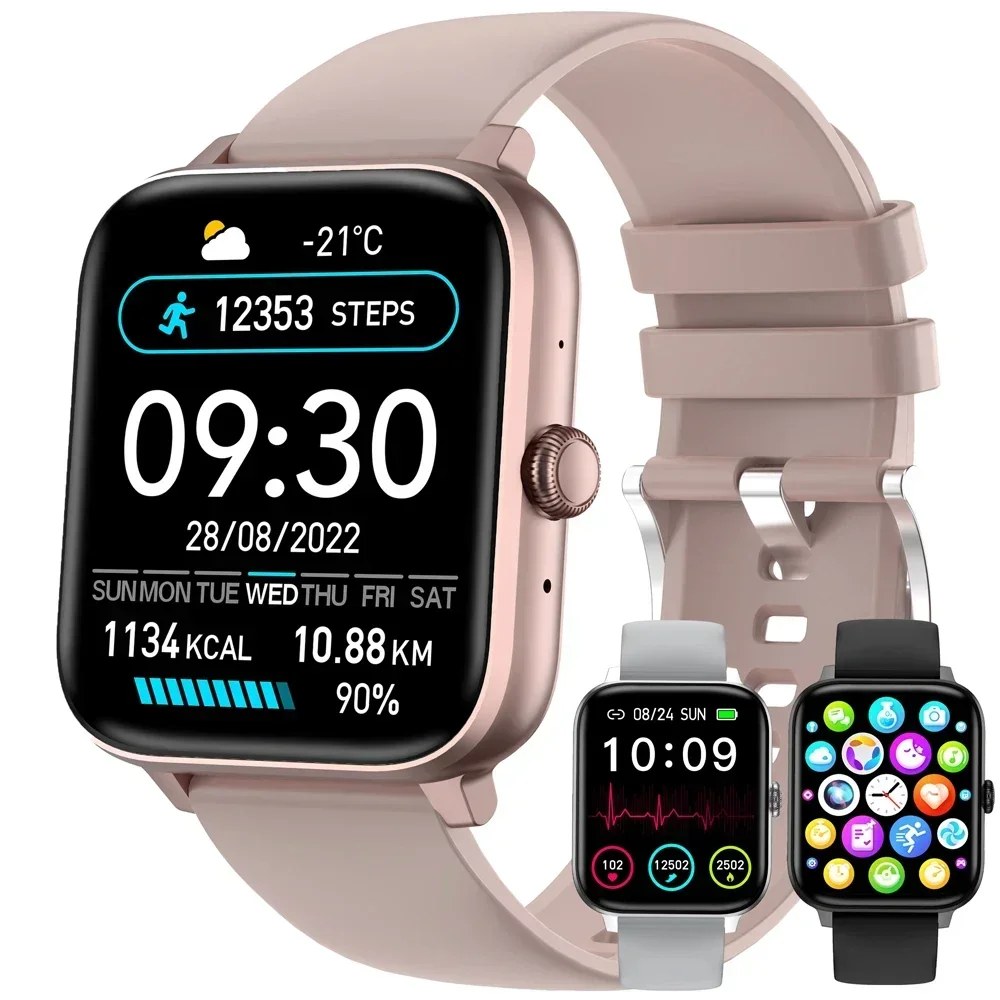 SmartWatch Men Women1.83inch BT Face Heart Rate Fitness Tracker
SmartWatch Men Women1.83inch BT Face Heart Rate Fitness Tracker