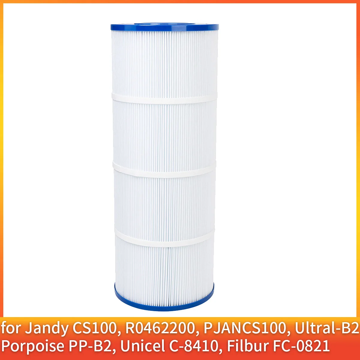 1 Pcs PLFPJANCS100 Pool Filter for Jandy CS100, R0462200, PJANCS100, Ultral-B2, Porpoise PP-B2, Unicel C-8410, Filbur FC-0821
1 Pcs PLFPJANCS100 Pool Filter for Jandy CS100, R0462200, PJANCS100, Ultral-B2, Porpoise PP-B2, Unicel C-8410, Filbur FC-0821