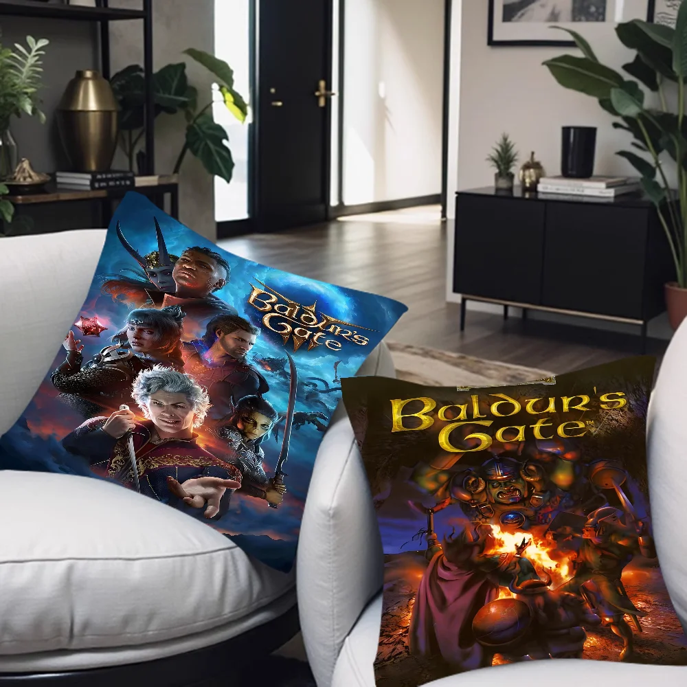 Baldur's Gate 3 Game Pillow Cover For Bedroom Room And Living Room Sofa Decorative Cushion Cover
Baldur's Gate 3 Game Pillow Cover For Bedroom Room And Living Room Sofa Decorative Cushion Cover