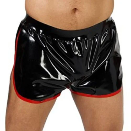 Christmas Latex Rubber Men Sport Shorts Swimming Clubwear Casual Black Boxer Red Fringe
Christmas Latex Rubber Men Sport Shorts Swimming Clubwear Casual Black Boxer Red Fringe