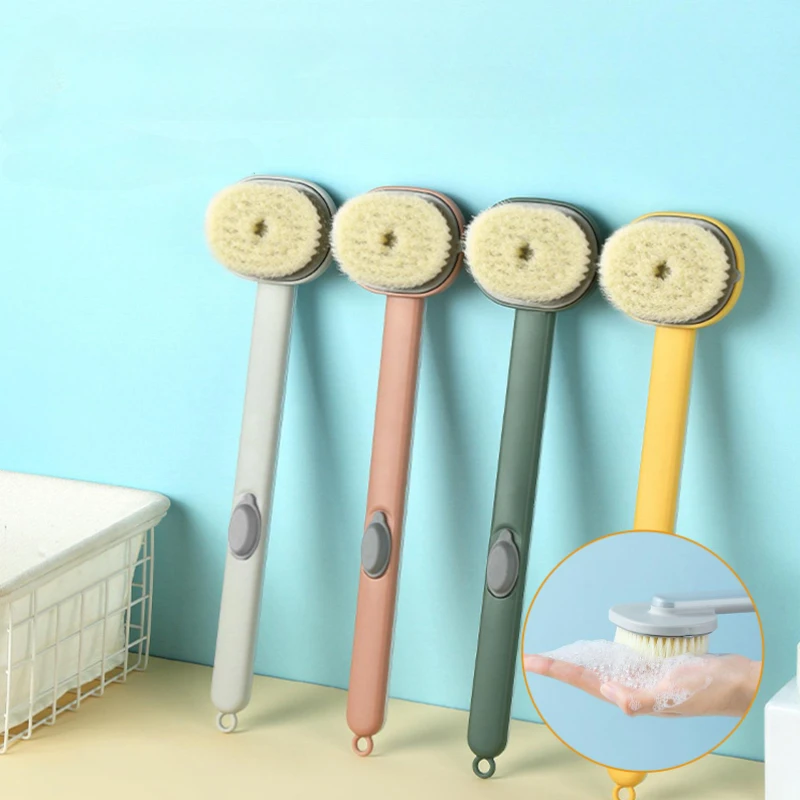 New Long Handle Liquid Bath Brush Bathroom Body Brushes Back Body Bath Shower Sponge Exfoliating Scrub Massager Skin Cleaning
New Long Handle Liquid Bath Brush Bathroom Body Brushes Back Body Bath Shower Sponge Exfoliating Scrub Massager Skin Cleaning