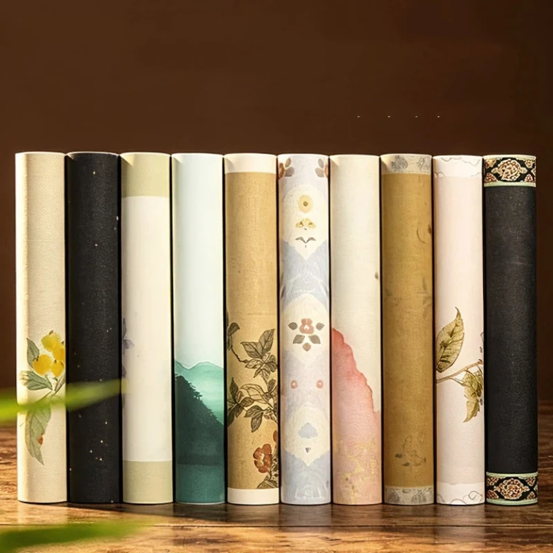 10 Meter Long Scroll Rice Paper Half Raw Half Cooked Xuan Paper Wax Print 34cm Wide Thick for Calligraphy Painting Art Supply
10 Meter Long Scroll Rice Paper Half Raw Half Cooked Xuan Paper Wax Print 34cm Wide Thick for Calligraphy Painting Art Supply