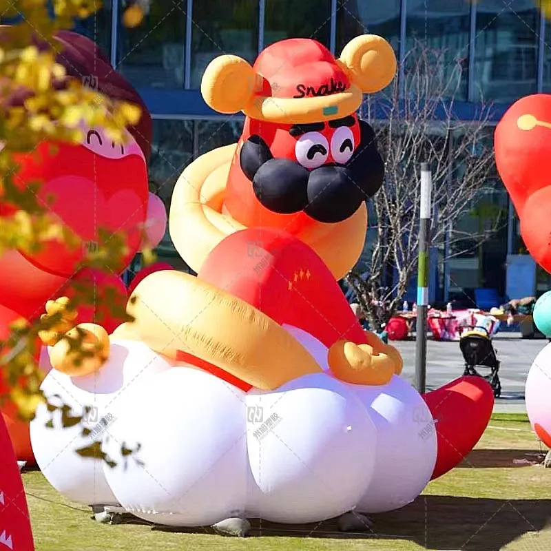 Giant Inflatable God of Wealth Snake,Creative God of Wealth Snake Model,Festival Event Decoration
Giant Inflatable God of Wealth Snake,Creative God of Wealth Snake Model,Festival Event Decoration