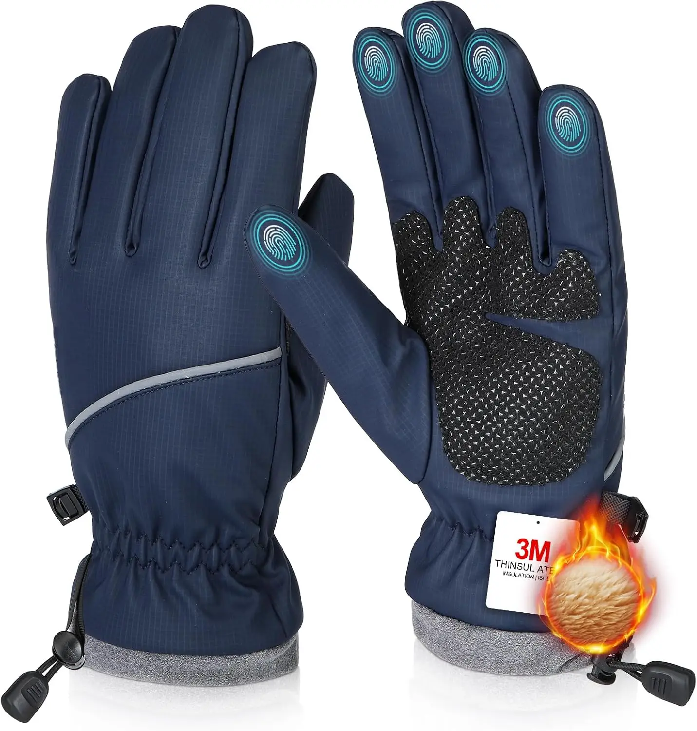 Winter Gloves Waterproof Windproof for Mens Women, Thermal Warm for Cold Weather, Grip Snow-Large
Winter Gloves Waterproof Windproof for Mens Women, Thermal Warm for Cold Weather, Grip Snow-Large