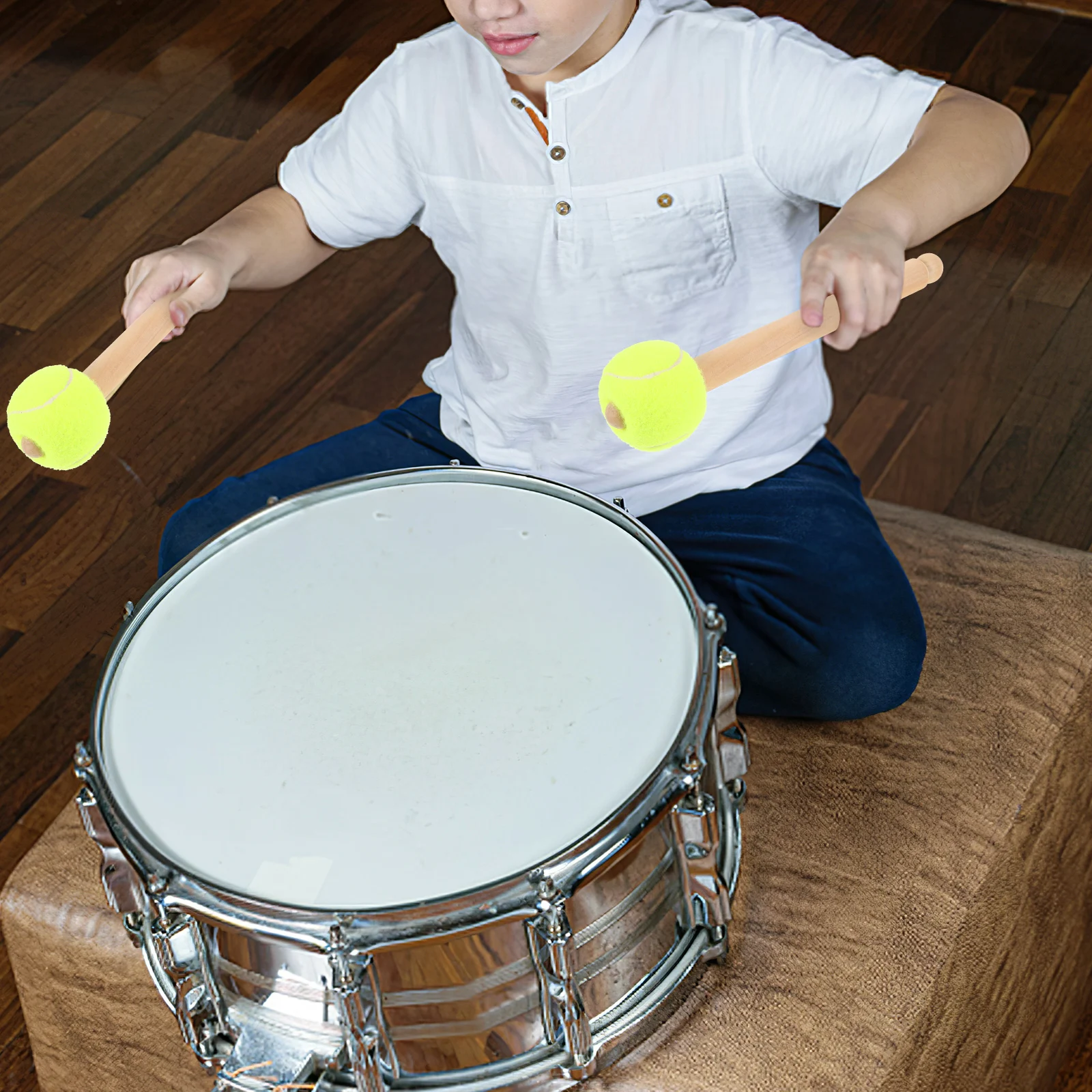 2 Pcs Timpani Mallets Snare Drum Sticks Bass Percussion Marching Band Wood Student 
2 Pcs Timpani Mallets Snare Drum Sticks Bass Percussion Marching Band Wood Student