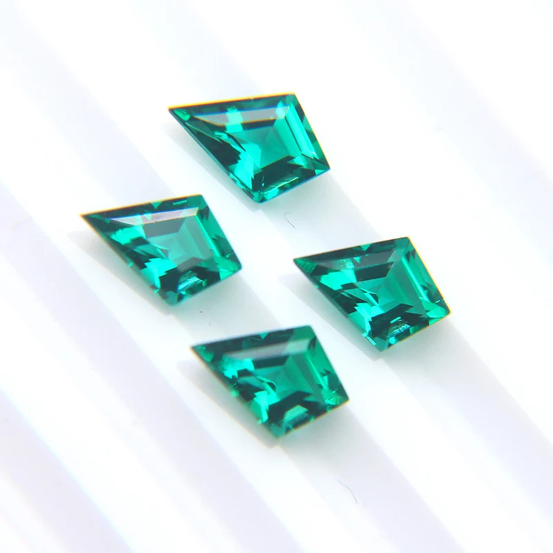 Lab-Created Hydrothermal Emerald Zambia Color Loose Gemstones Kite Shaped Faceted 6x9 7x10mm With Inclusions & Abrasions Natural
Lab-Created Hydrothermal Emerald Zambia Color Loose Gemstones Kite Shaped Faceted 6x9 7x10mm With Inclusions & Abrasions Natural