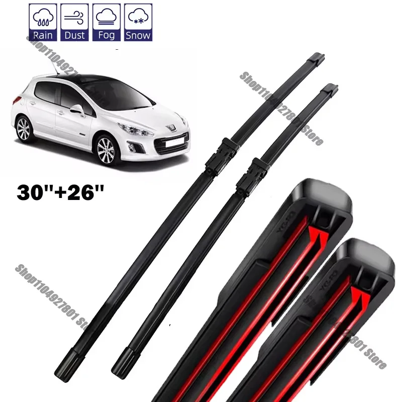 2pcs Wiper Front Wiper Blades Set For Peugeot 308 T7 Hatchback 2007 - 2013 Windshield Windscreen Window 30"+26" 2007 2008 2009
2pcs Wiper Front Wiper Blades Set For Peugeot 308 T7 Hatchback 2007 - 2013 Windshield Windscreen Window 30"+26" 2007 2008 2009