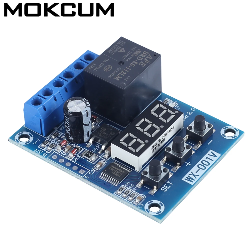 Battery Charge Discharge Voltage Monitor WX-001V DC 0V-99.9V With Relay Switch Output Automatically Cut-off Protect Battery
Battery Charge Discharge Voltage Monitor WX-001V DC 0V-99.9V With Relay Switch Output Automatically Cut-off Protect Battery