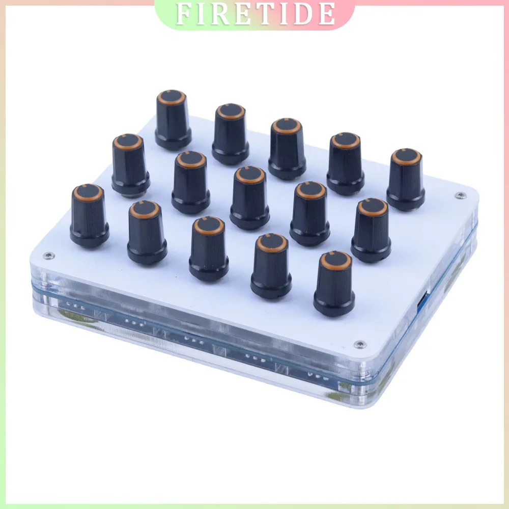 15 Knob Custom CC MIDI Controller – USB-C Volume Adjust for Music Host Software
15 Knob Custom CC MIDI Controller – USB-C Volume Adjust for Music Host Software